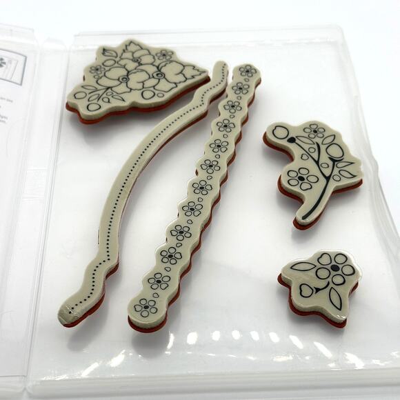 Stampin' Up! Border on Romance Stamps Sizzix Accents Touches Edgelits 125482 - Picture 6 of 9